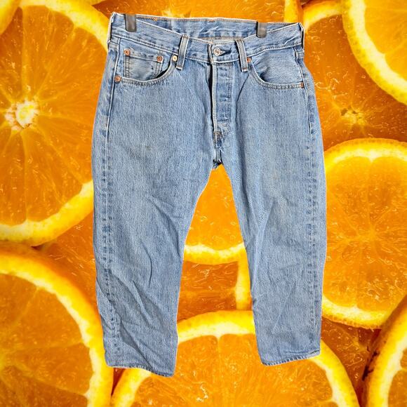 Levi's Men's 501® Original Regular Fit Mid Rise Button Fly Jeans Size W29‎ - Picture 2 of 7